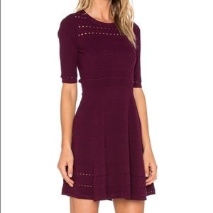 Burgundy Milly knit dress in perfect condition
